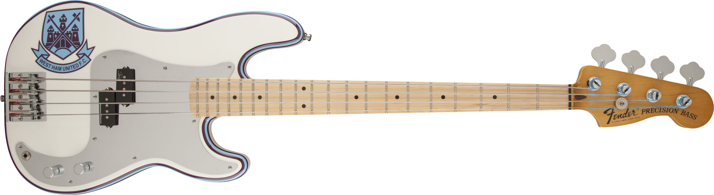 Steve Harris Precision Bass®, Maple Fingerboard, Olympic White - Image 2