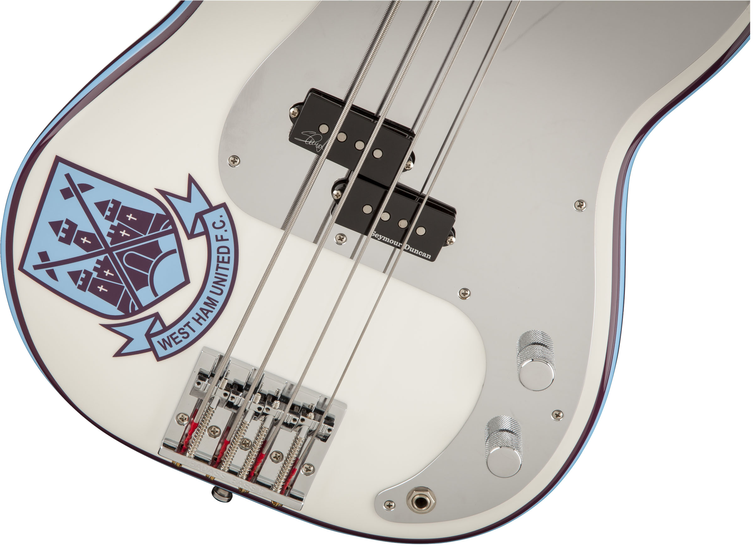 Steve Harris Precision Bass®, Maple Fingerboard, Olympic White - Image 4