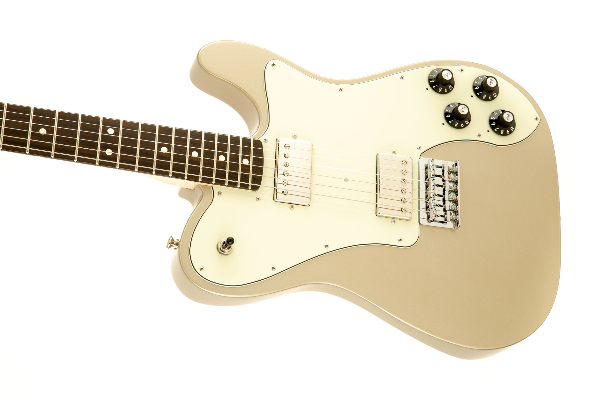 Chris Shiflett Telecaster® Deluxe, Rosewood Fingerboard, Shoreline Gold - Image 5