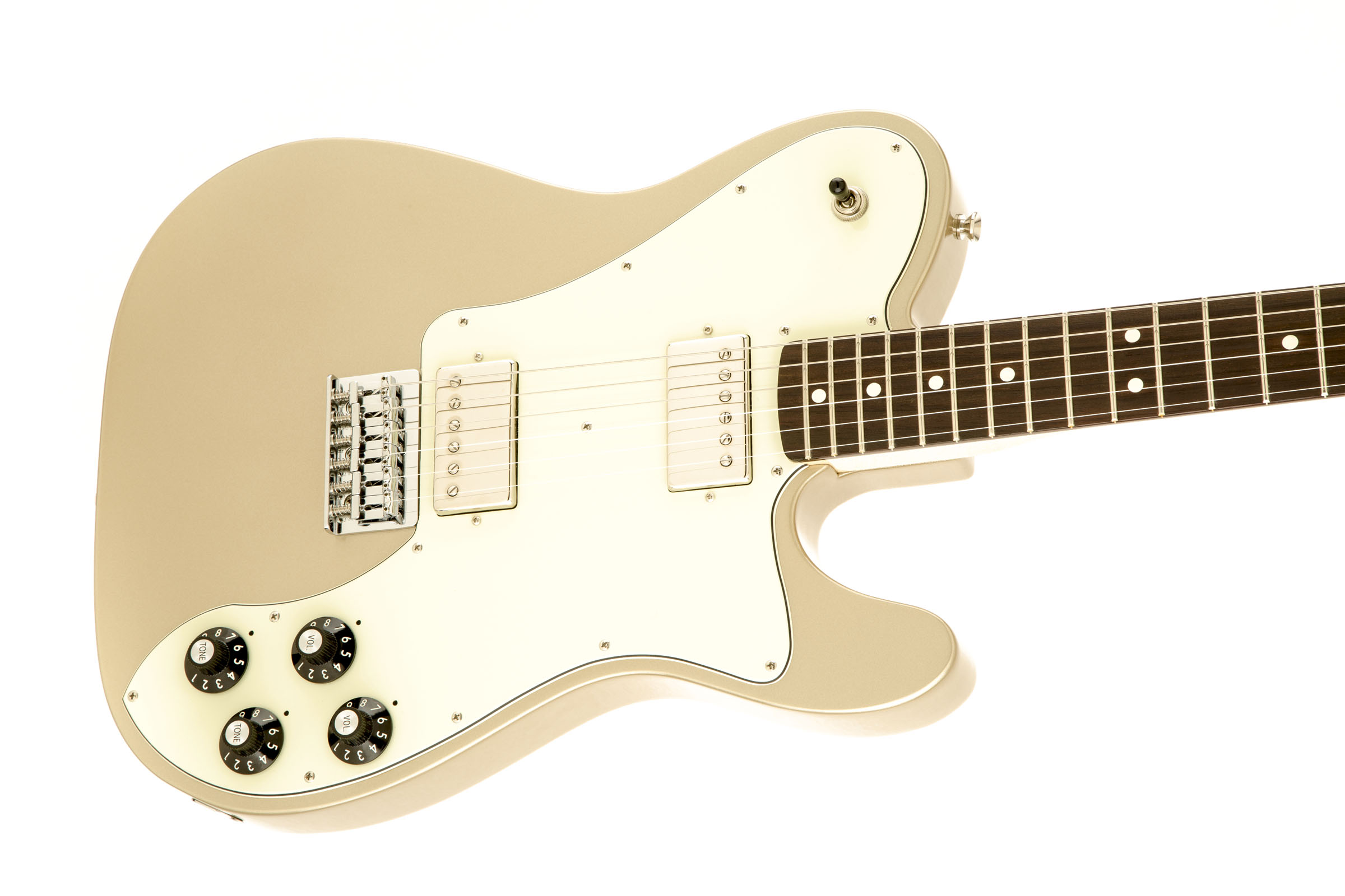 Chris Shiflett Telecaster® Deluxe, Rosewood Fingerboard, Shoreline Gold - Image 4