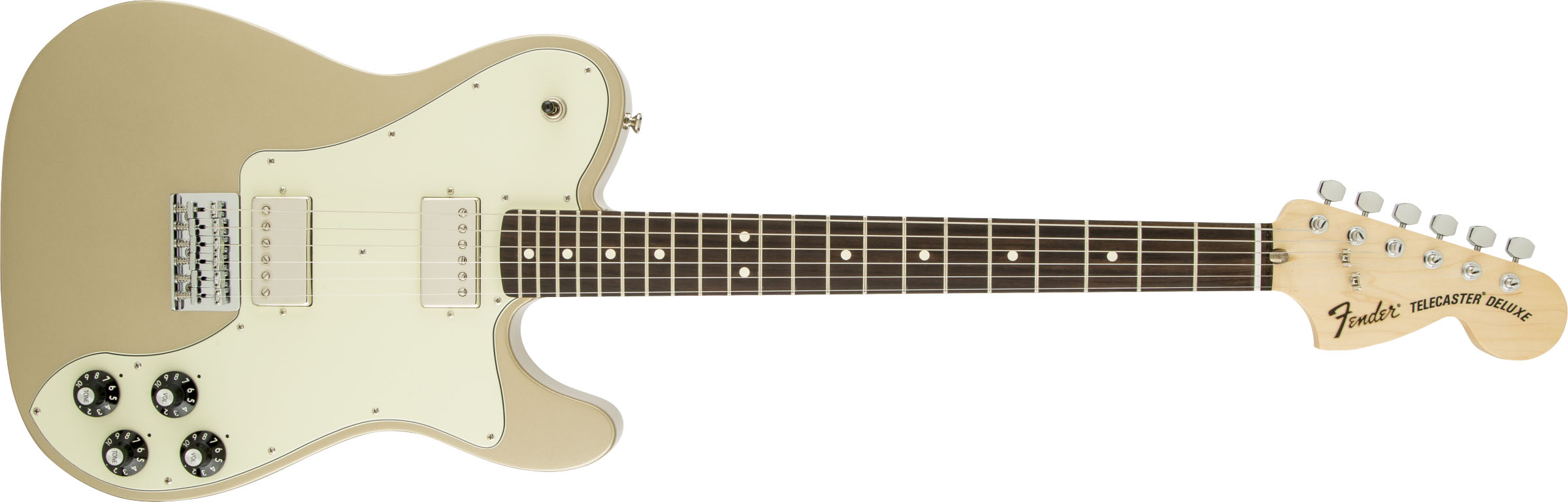 Chris Shiflett Telecaster® Deluxe, Rosewood Fingerboard, Shoreline Gold - Image 2