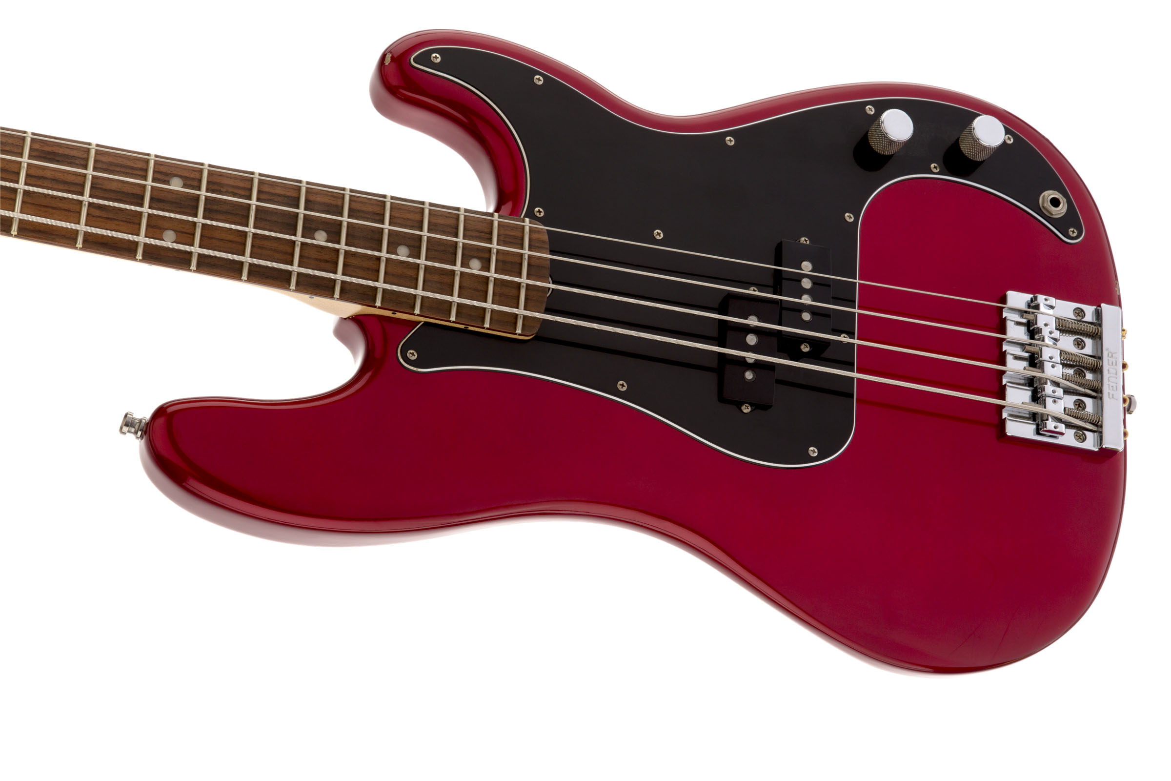 Nate Mendel P Bass®, Rosewood Fingerboard, Candy Apple Red - Image 6