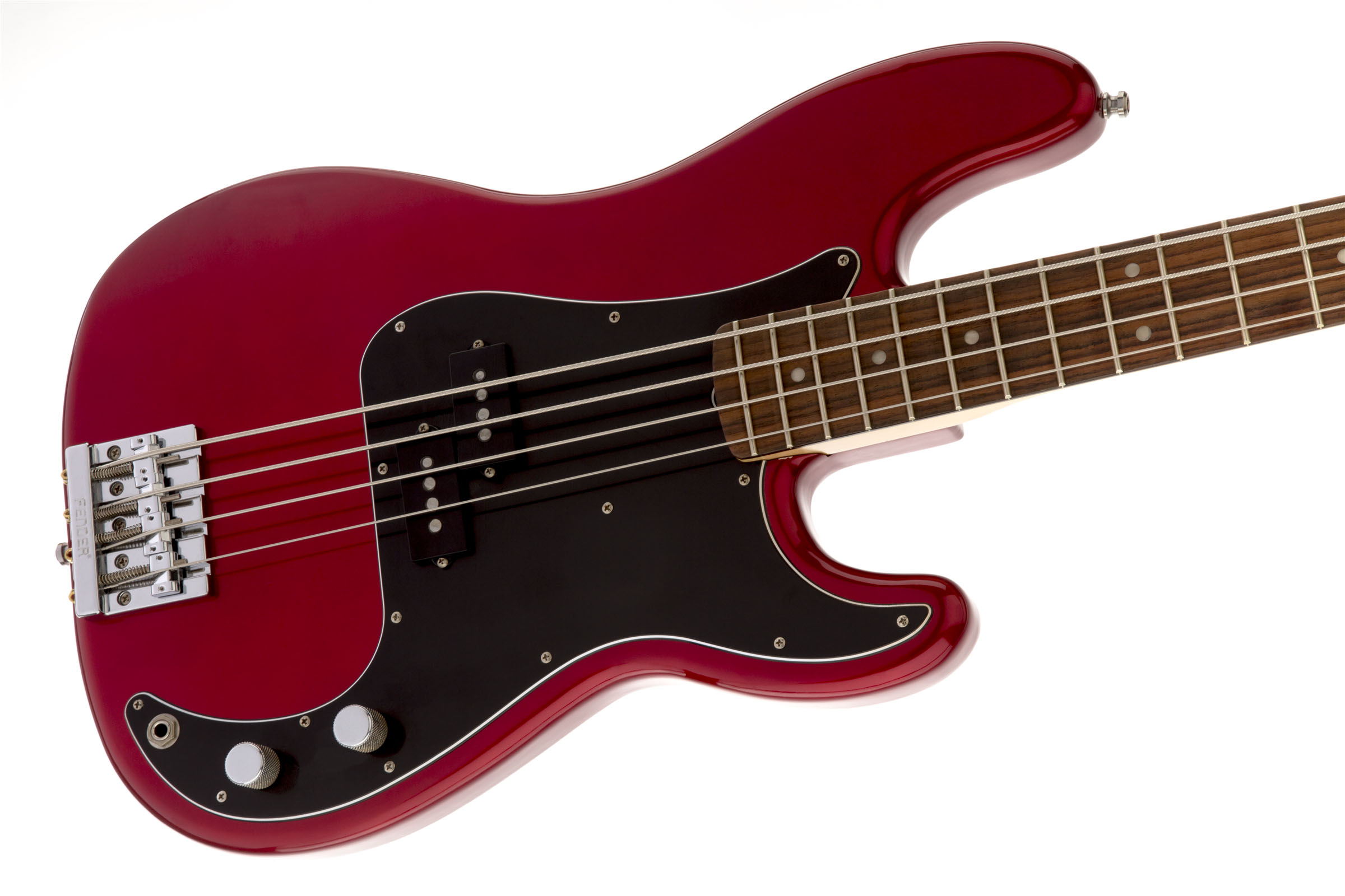 Nate Mendel P Bass®, Rosewood Fingerboard, Candy Apple Red - Image 5