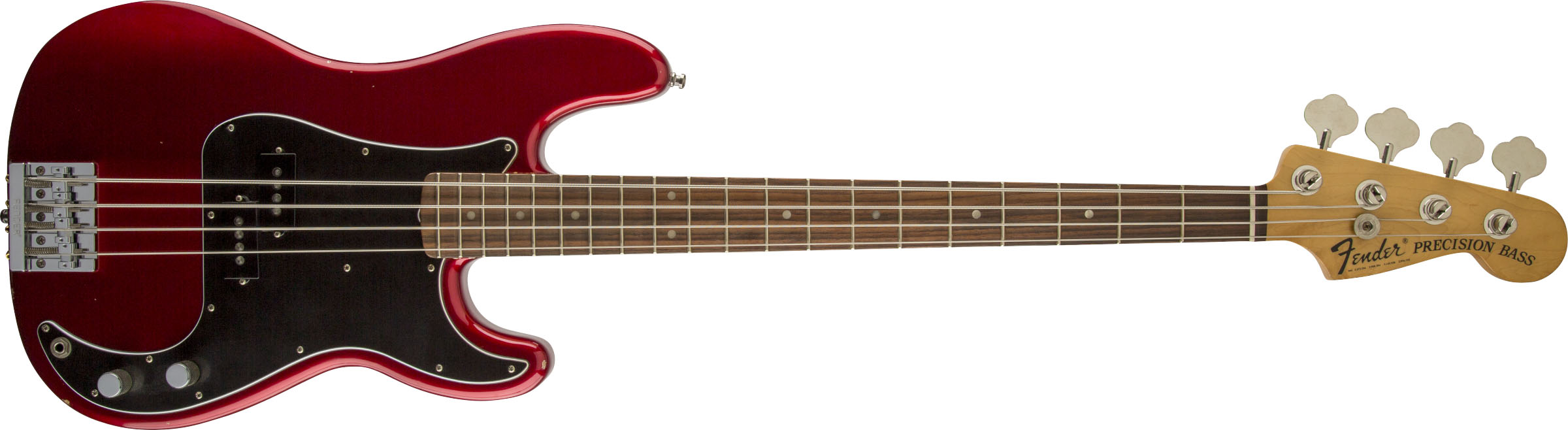 Nate Mendel P Bass®, Rosewood Fingerboard, Candy Apple Red - Image 2