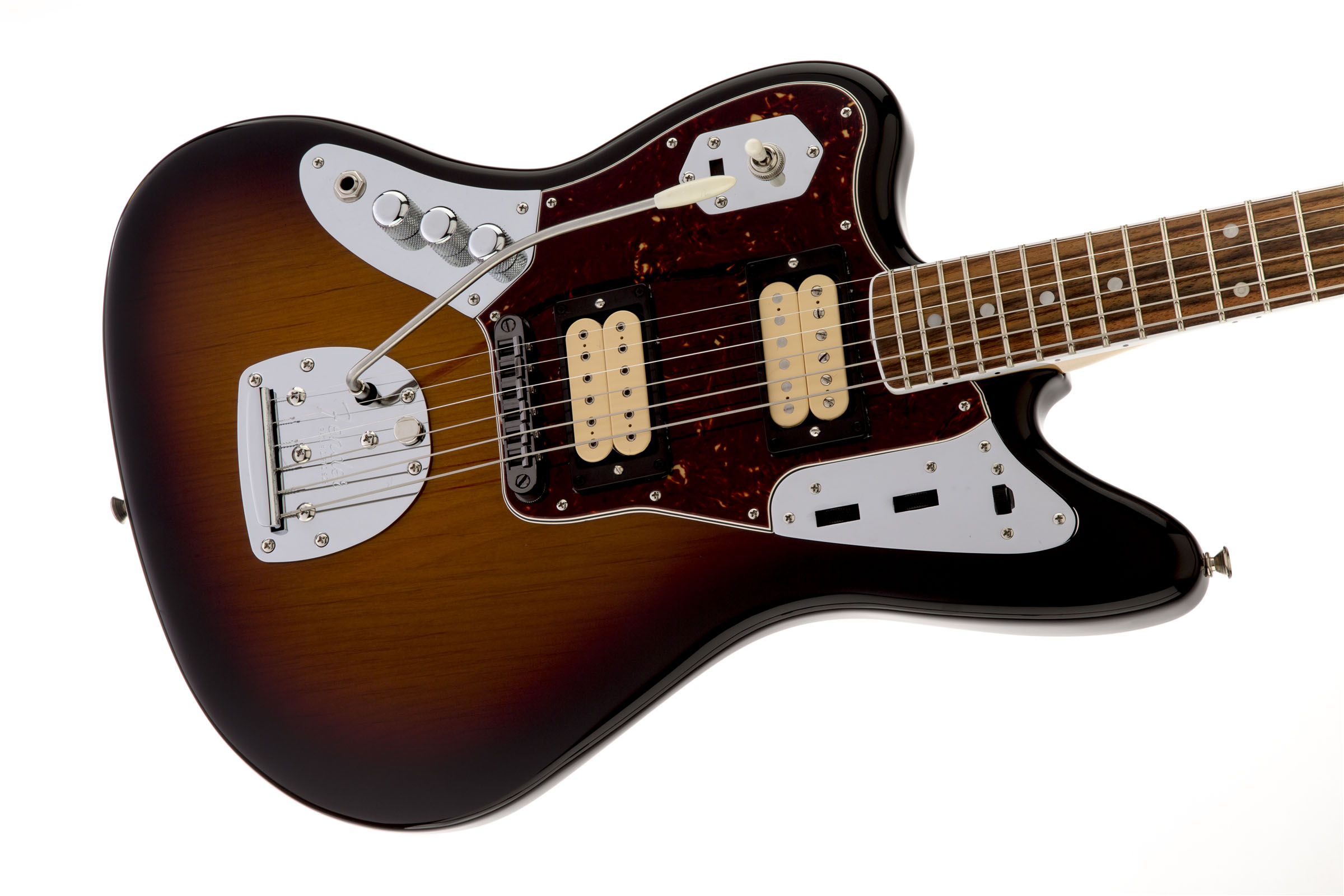 Kurt Cobain Jaguar® Left-Handed, Rosewood Fingerboard, 3-Color Sunburst - Image 4