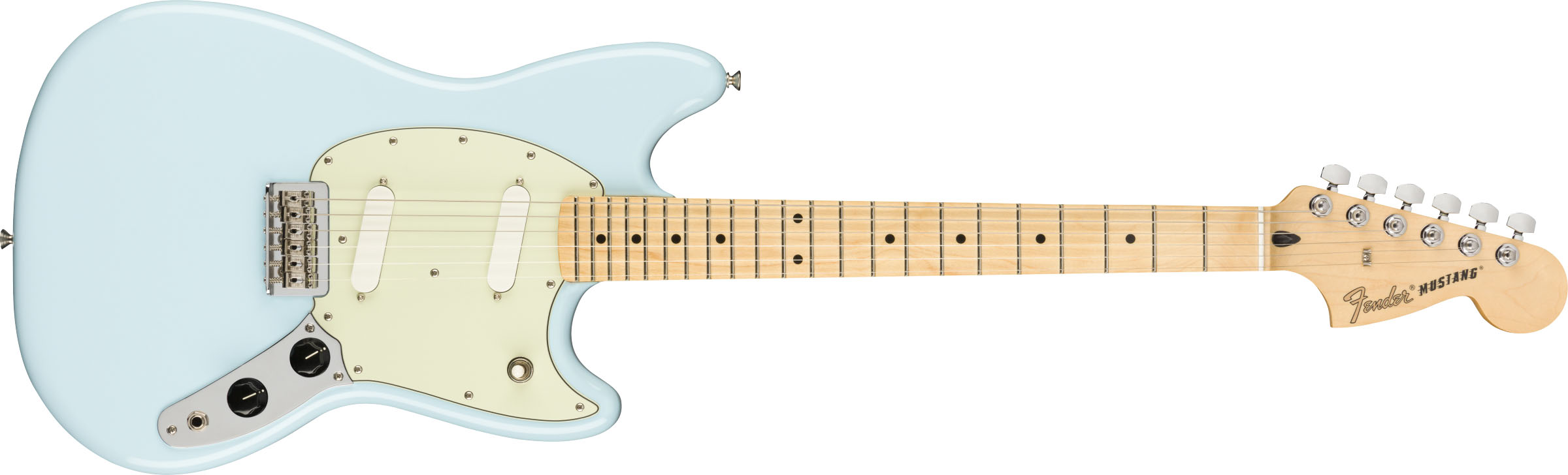 Player Mustang®, Maple Fingerboard, Sonic Blue - Image 2