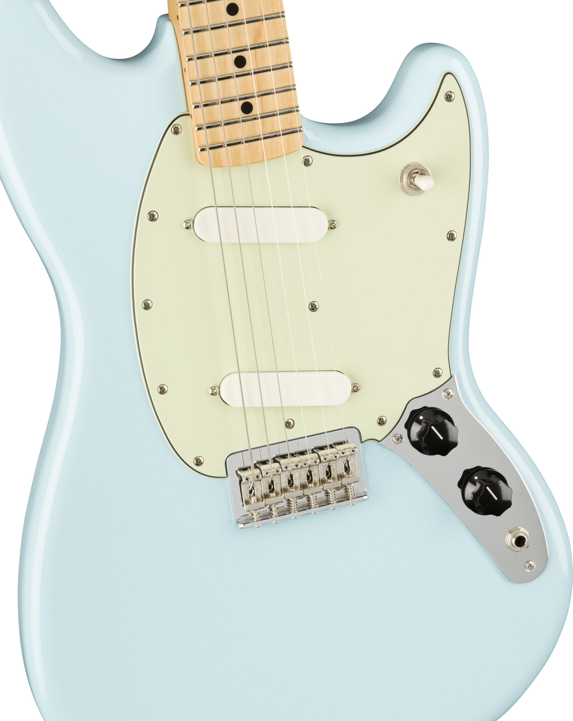 Player Mustang®, Maple Fingerboard, Sonic Blue - Image 4