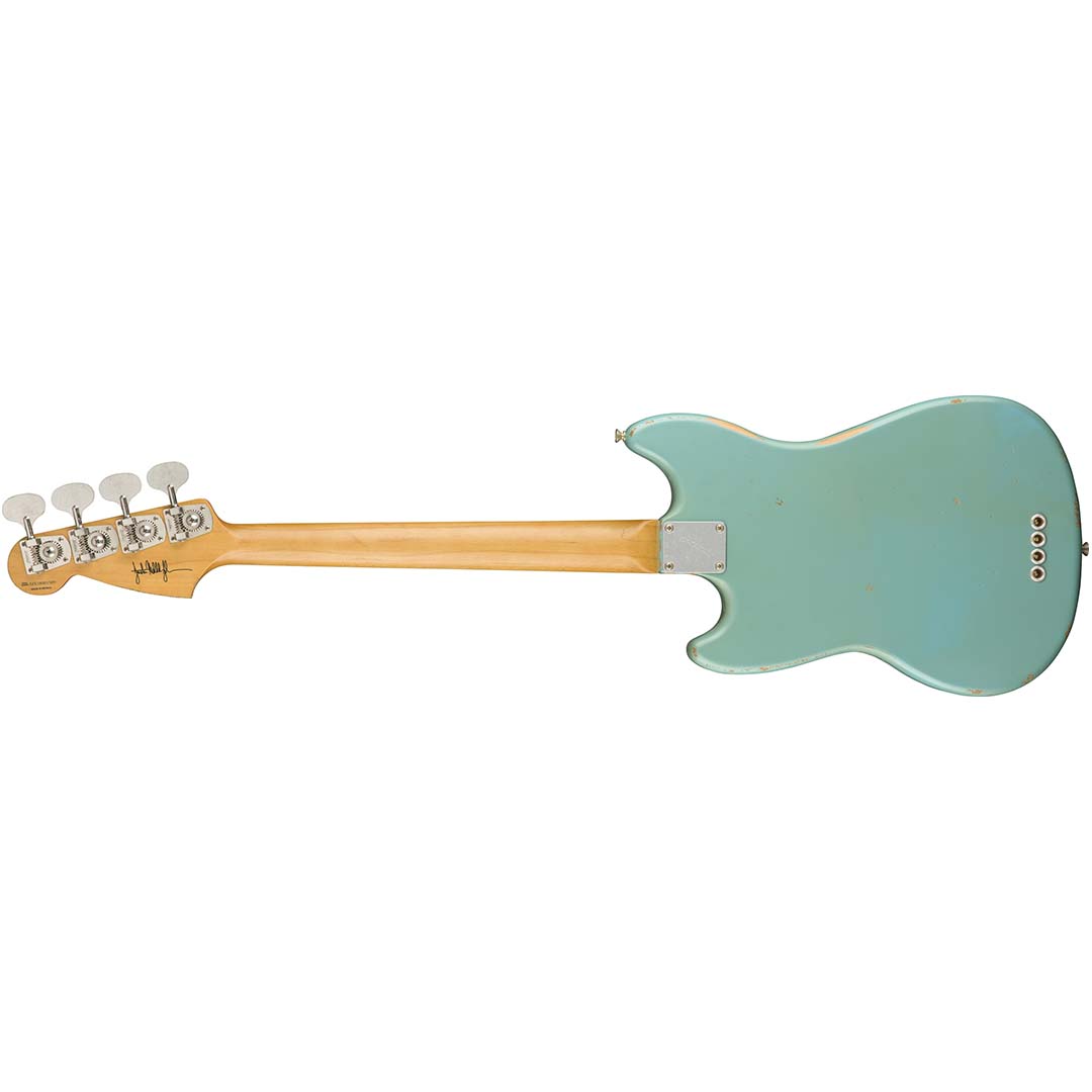 JMJ Road Worn® Mustang Bass®, Rosewood Fingerboard, Faded Daphne Blue - Image 3