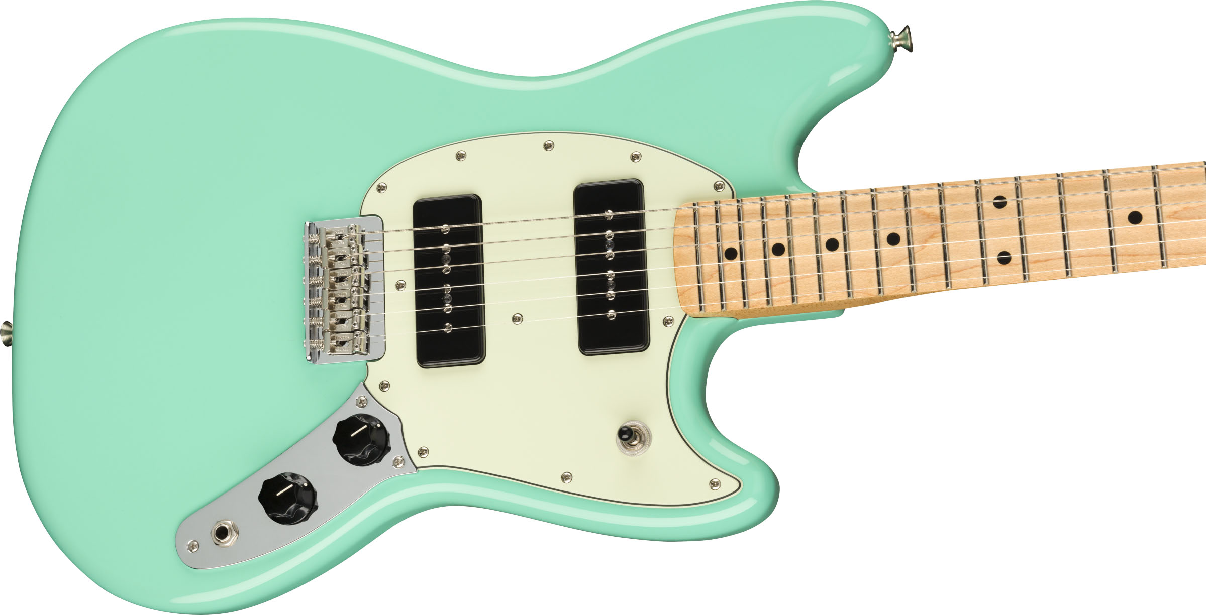 Player Mustang® 90, Maple Fingerboard, Sea Foam Green - Image 5