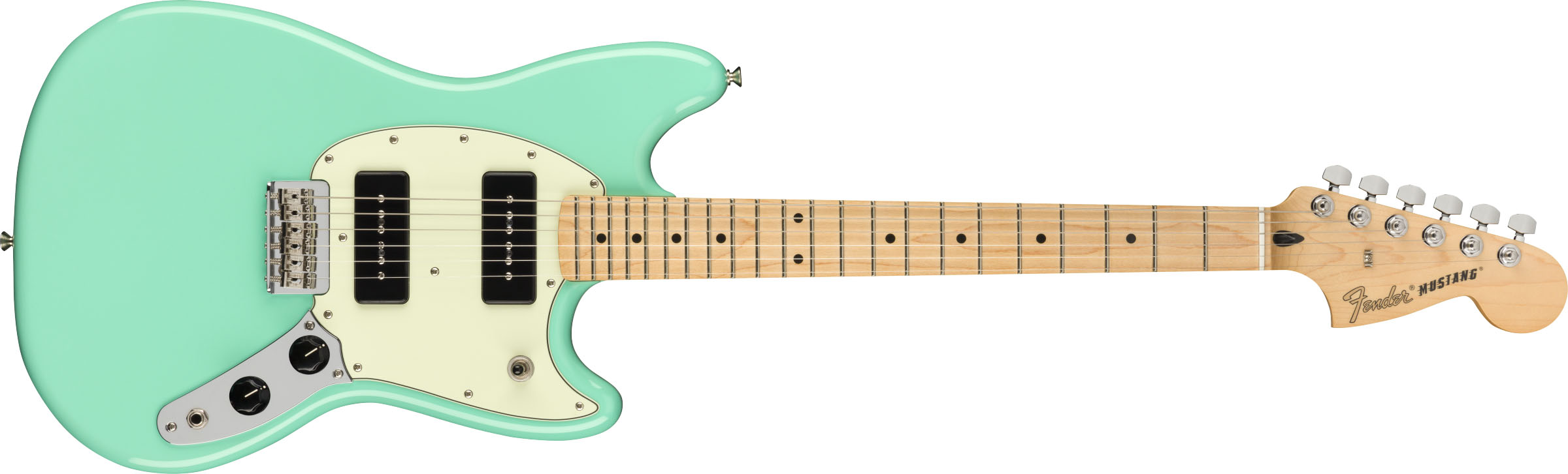 Player Mustang® 90, Maple Fingerboard, Sea Foam Green - Image 2