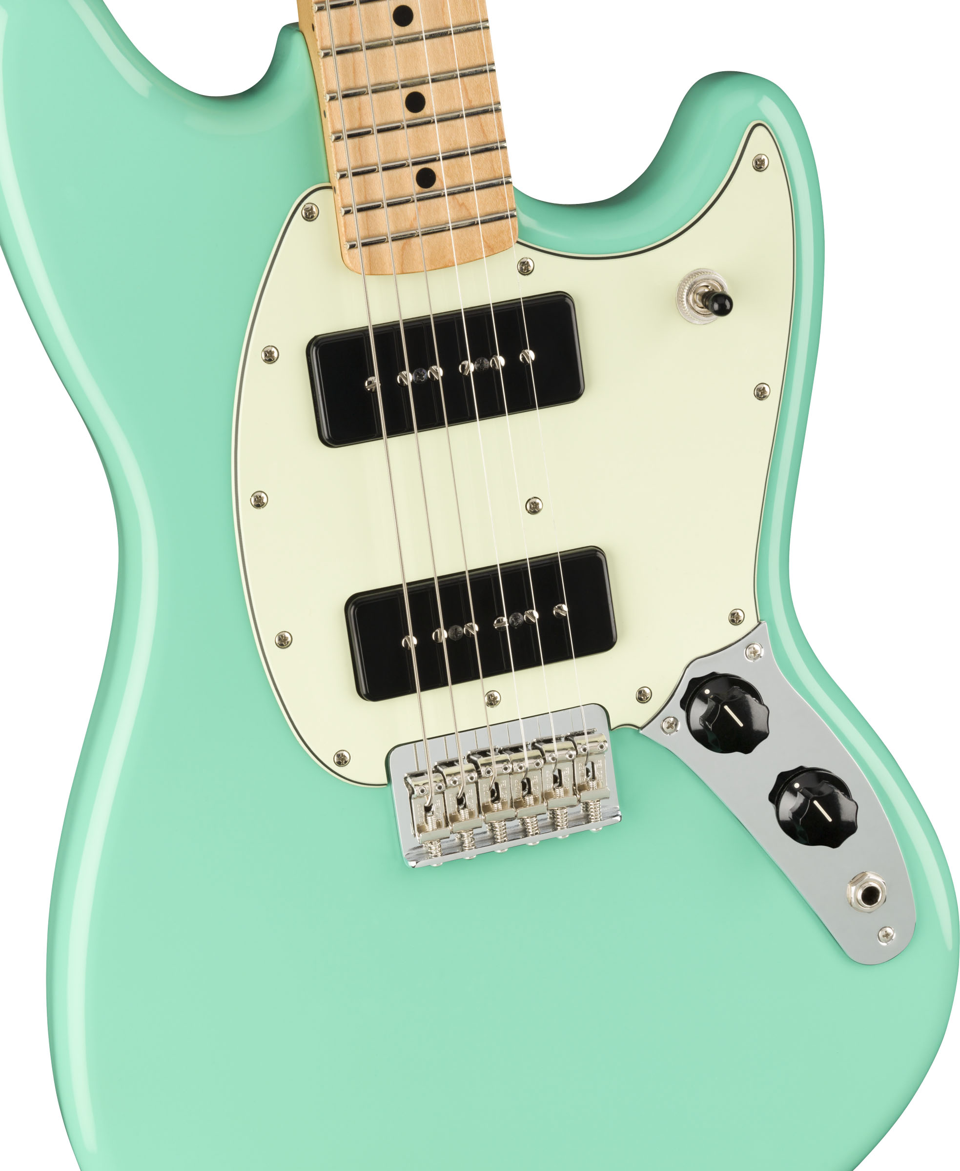 Player Mustang® 90, Maple Fingerboard, Sea Foam Green - Image 4