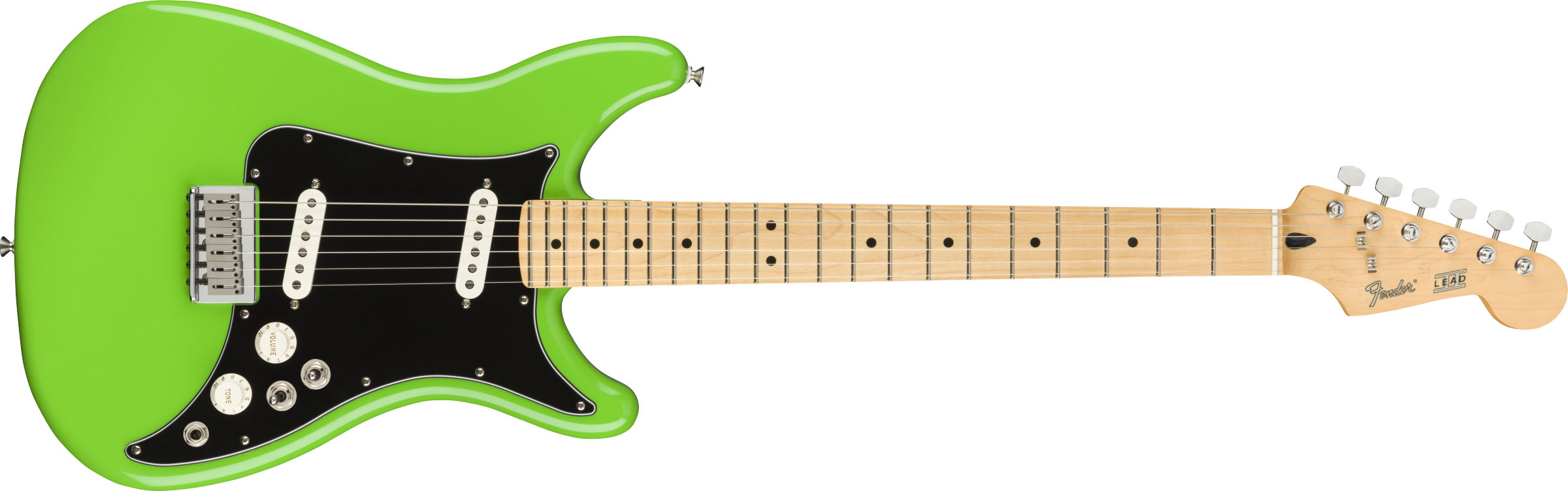 Player Lead II, Maple Fingerboard, Neon Green - Image 2