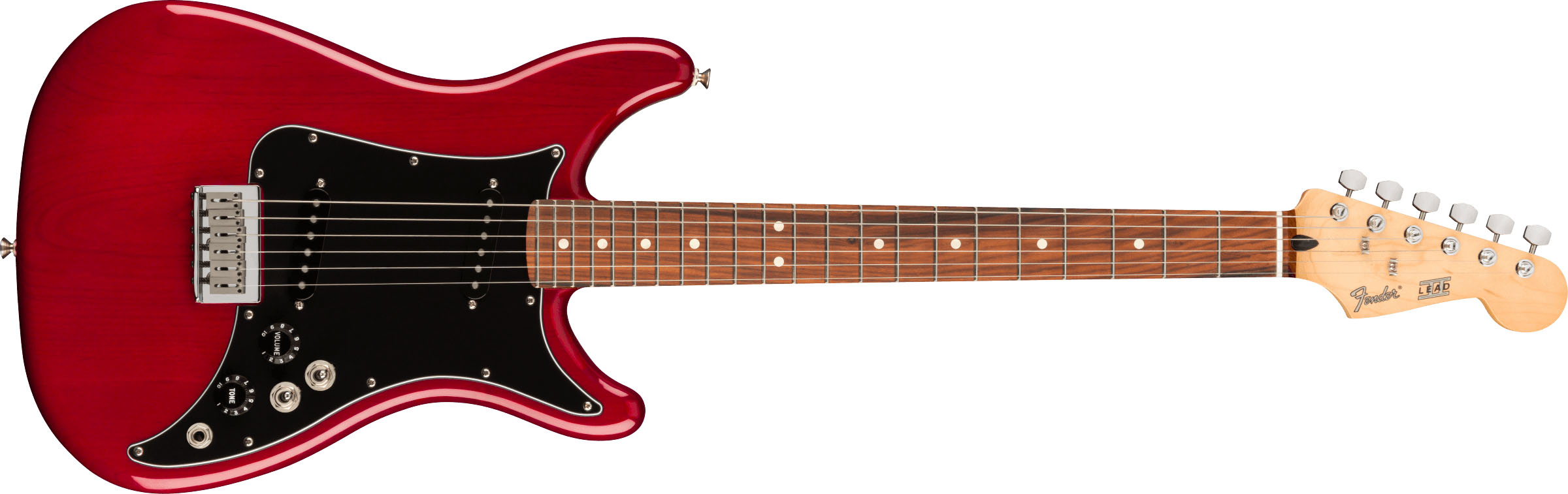 Player Lead II, Pau Ferro Fingerboard, Crimson Red Transparent - Image 2