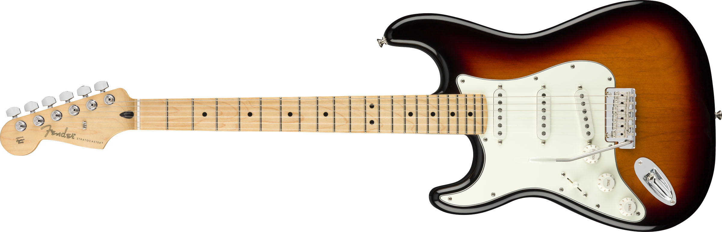 Player Stratocaster® Left-Handed, Maple Fingerboard, 3-Color Sunburst - Image 2