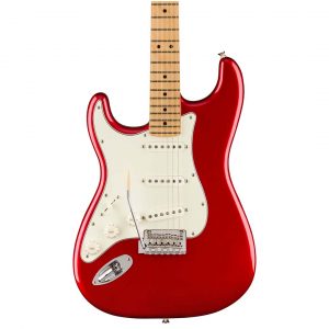 Player Stratocaster® Left-Handed, Maple Fingerboard, Candy Apple Red
