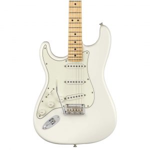 Player Stratocaster® Left-Handed, Maple Fingerboard, Polar White