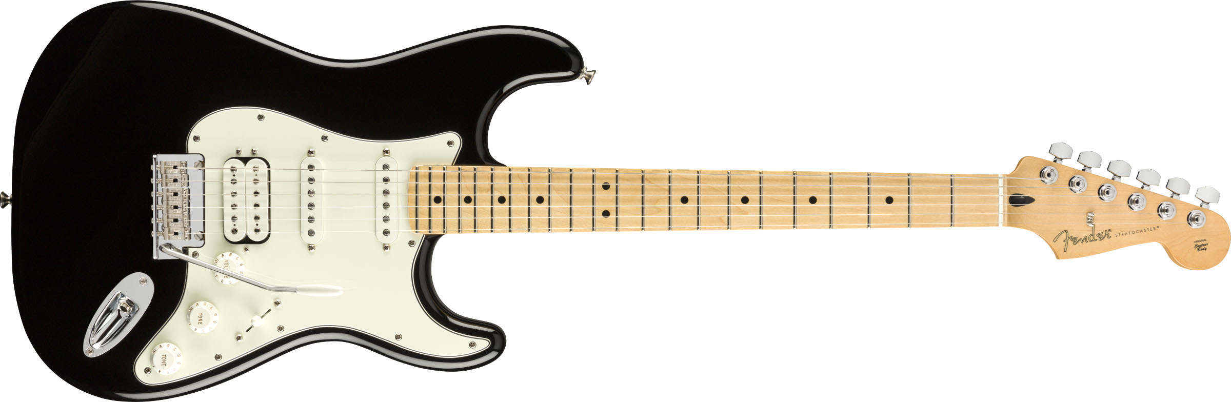 Player Stratocaster® HSS, Maple Fingerboard, Black - Image 2