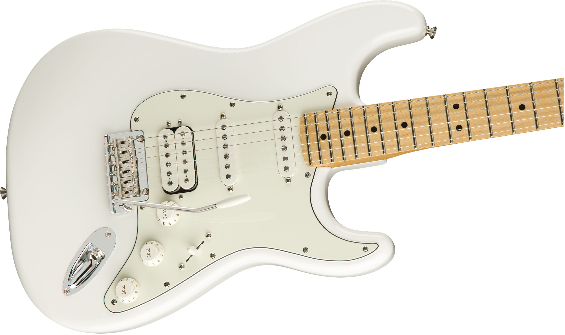 Player Stratocaster® HSS, Maple Fingerboard, Polar White - Image 5