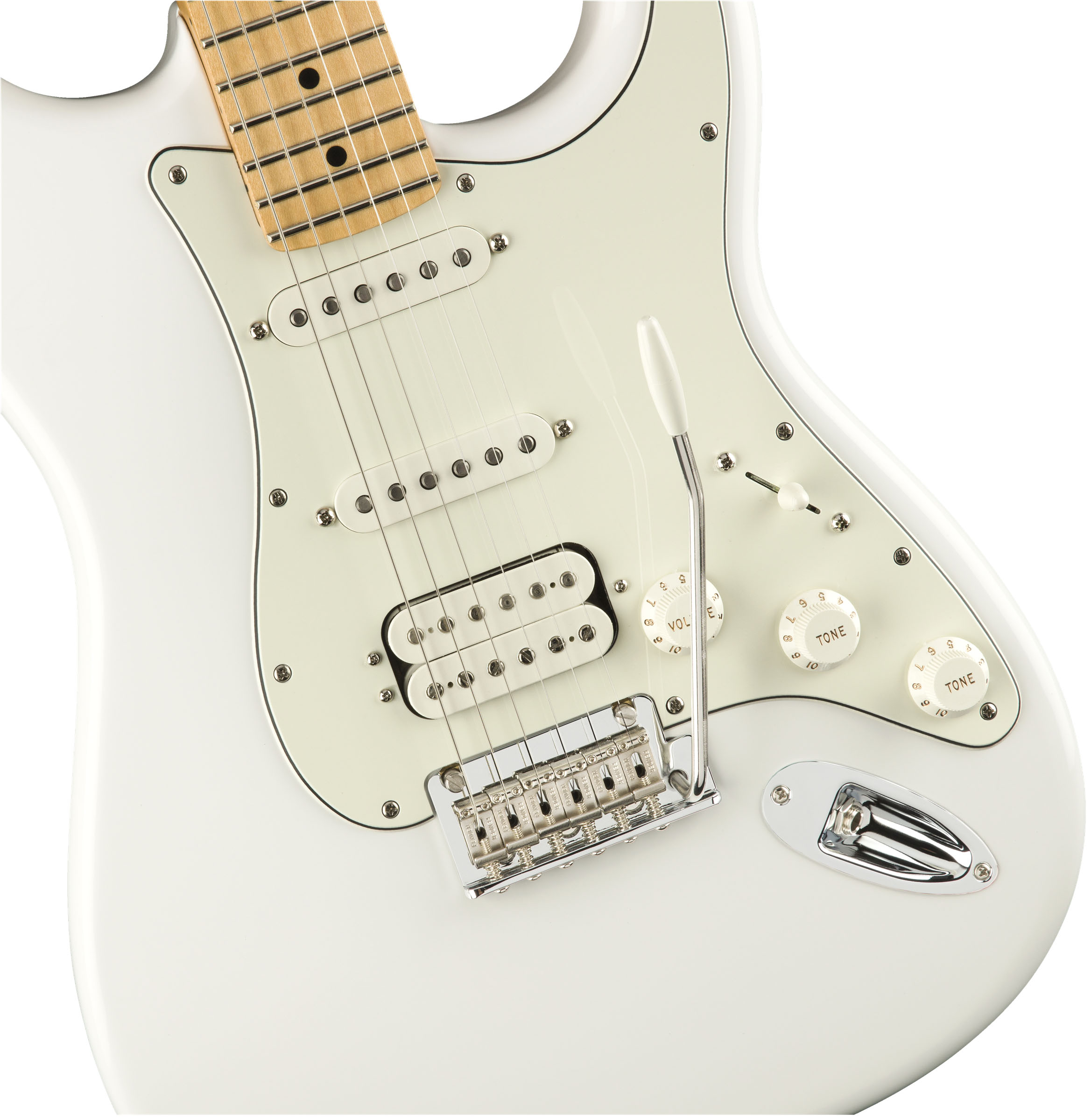 Player Stratocaster® HSS, Maple Fingerboard, Polar White - Image 4