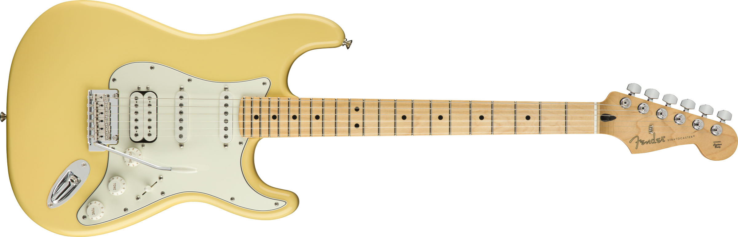 Player Stratocaster® HSS, Maple Fingerboard, Buttercream - Image 2