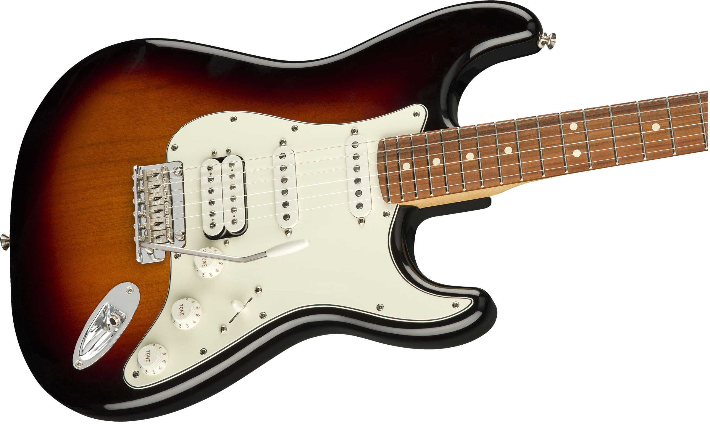 Player Stratocaster® HSS, Pau Ferro Fingerboard, 3-Color Sunburst - Image 5