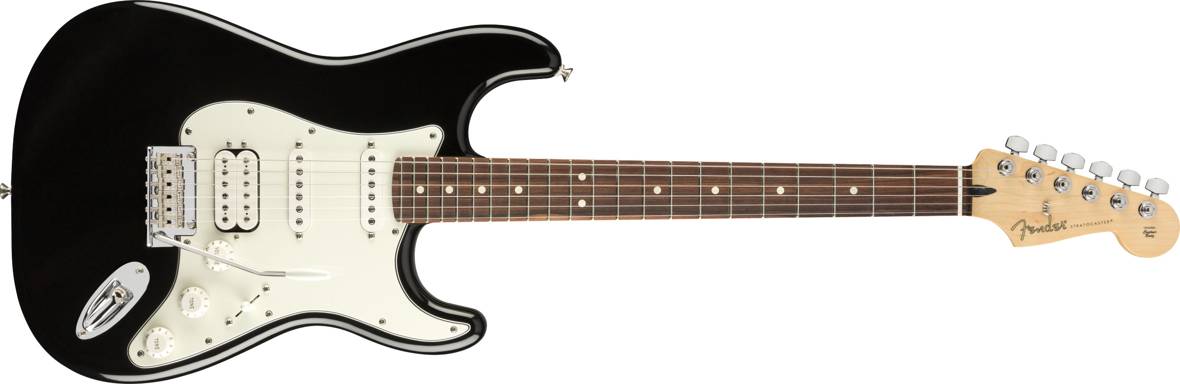 Player Stratocaster® HSS, Pau Ferro Fingerboard, Black - Image 2