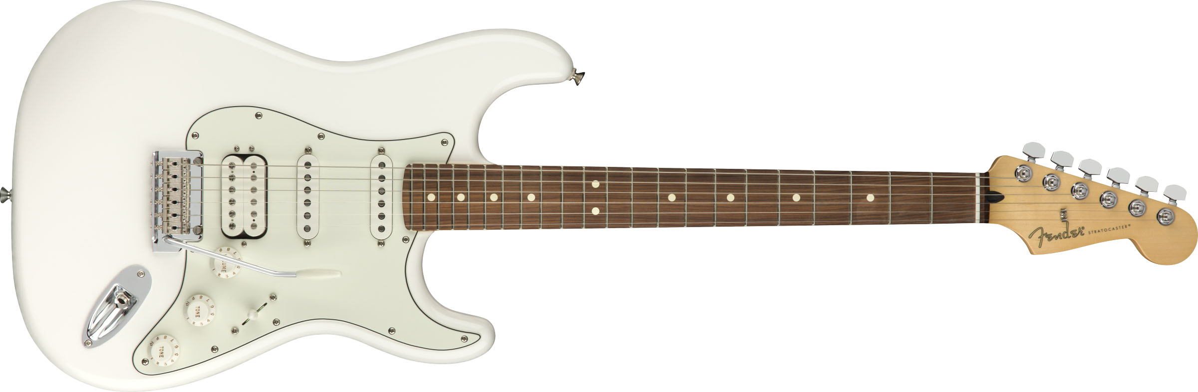 Player Stratocaster® HSS, Pau Ferro Fingerboard, Polar White - Image 2