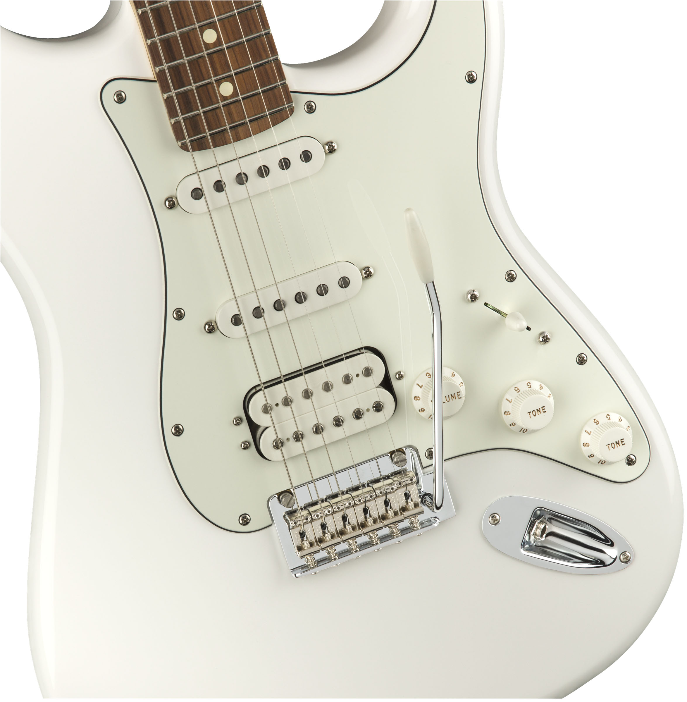 Player Stratocaster® HSS, Pau Ferro Fingerboard, Polar White - Image 4