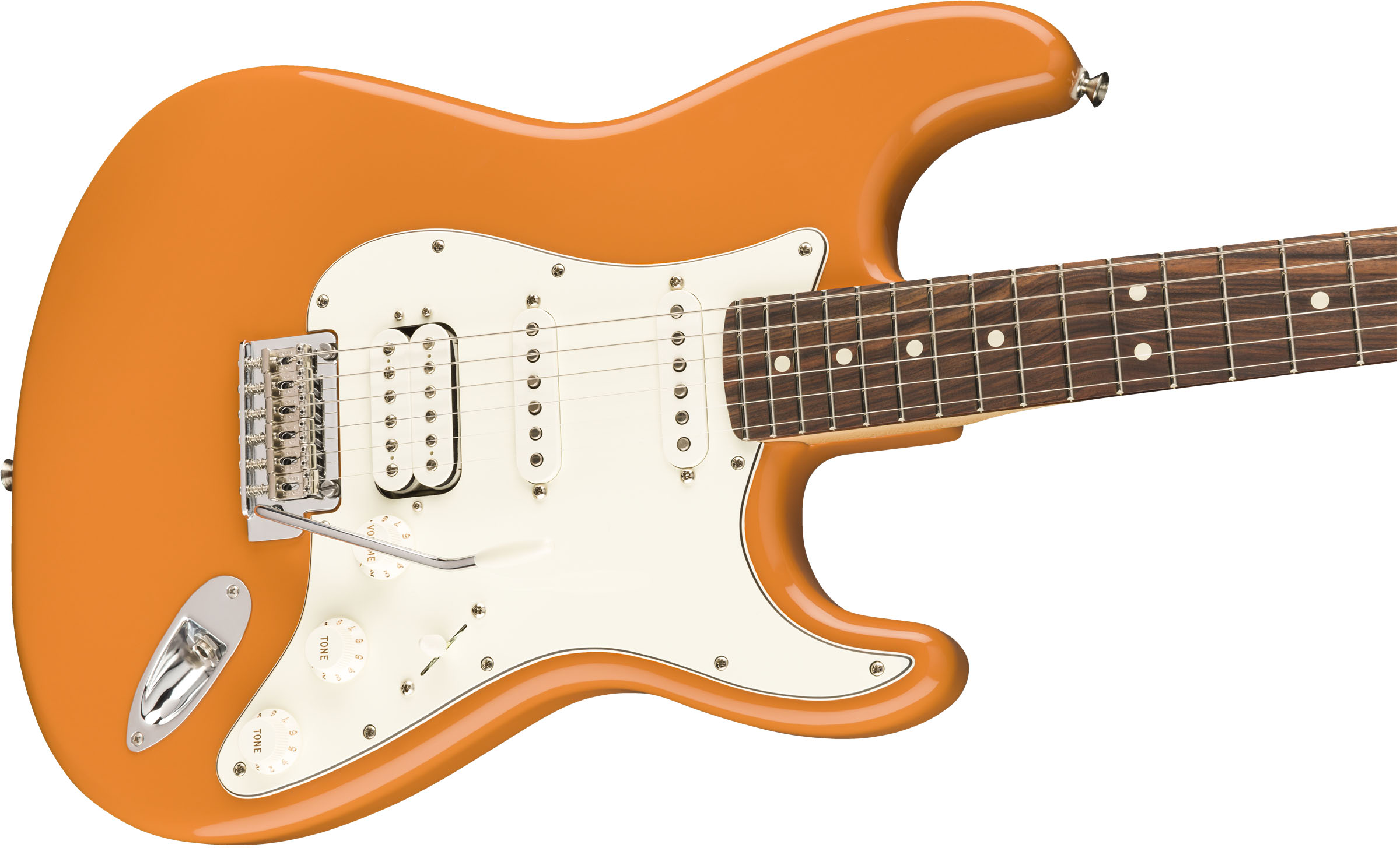 Player Stratocaster® HSS, Pau Ferro Fingerboard, Capri Orange - Image 5