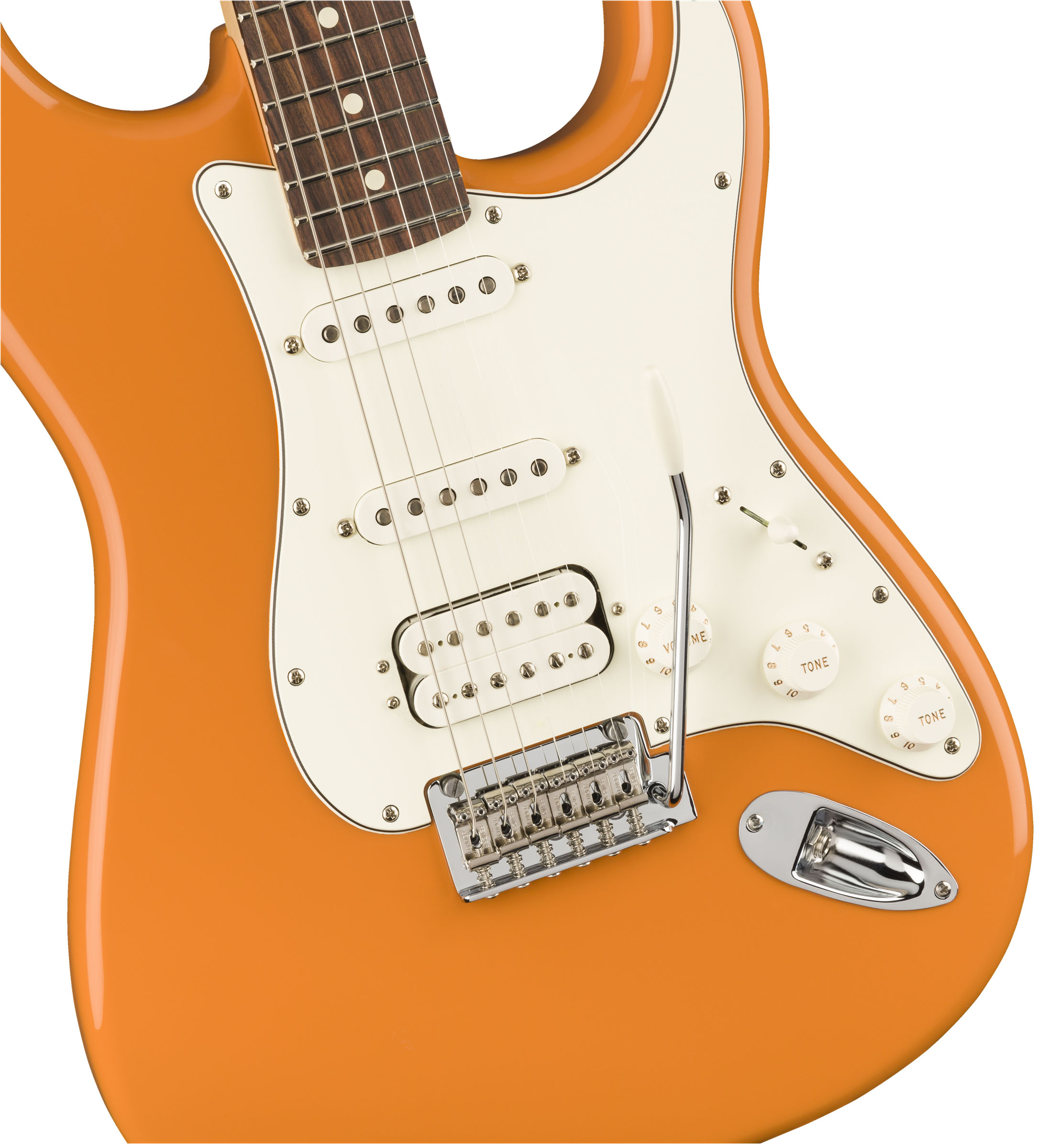 Player Stratocaster® HSS, Pau Ferro Fingerboard, Capri Orange - Image 4