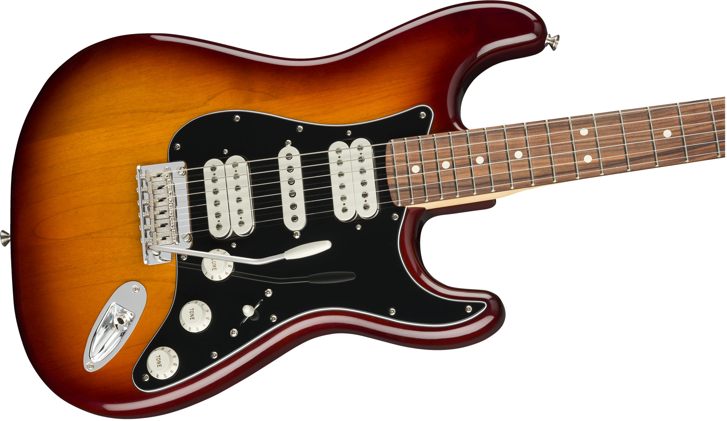 Player Stratocaster® HSH, Pau Ferro Fingerboard, Tobacco Sunburst - Image 5