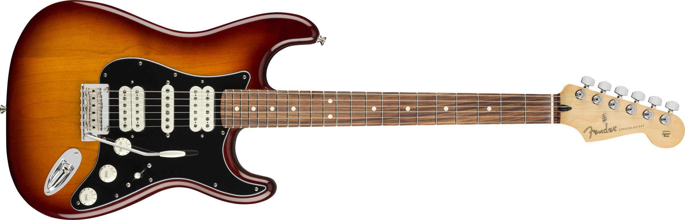 Player Stratocaster® HSH, Pau Ferro Fingerboard, Tobacco Sunburst - Image 2