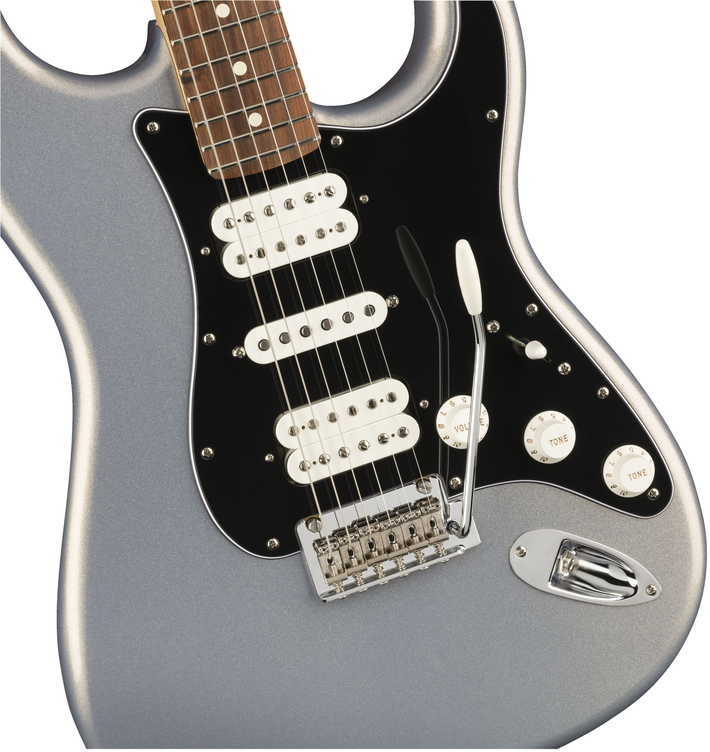 Player Stratocaster® HSH, Pau Ferro Fingerboard, Silver - Image 4
