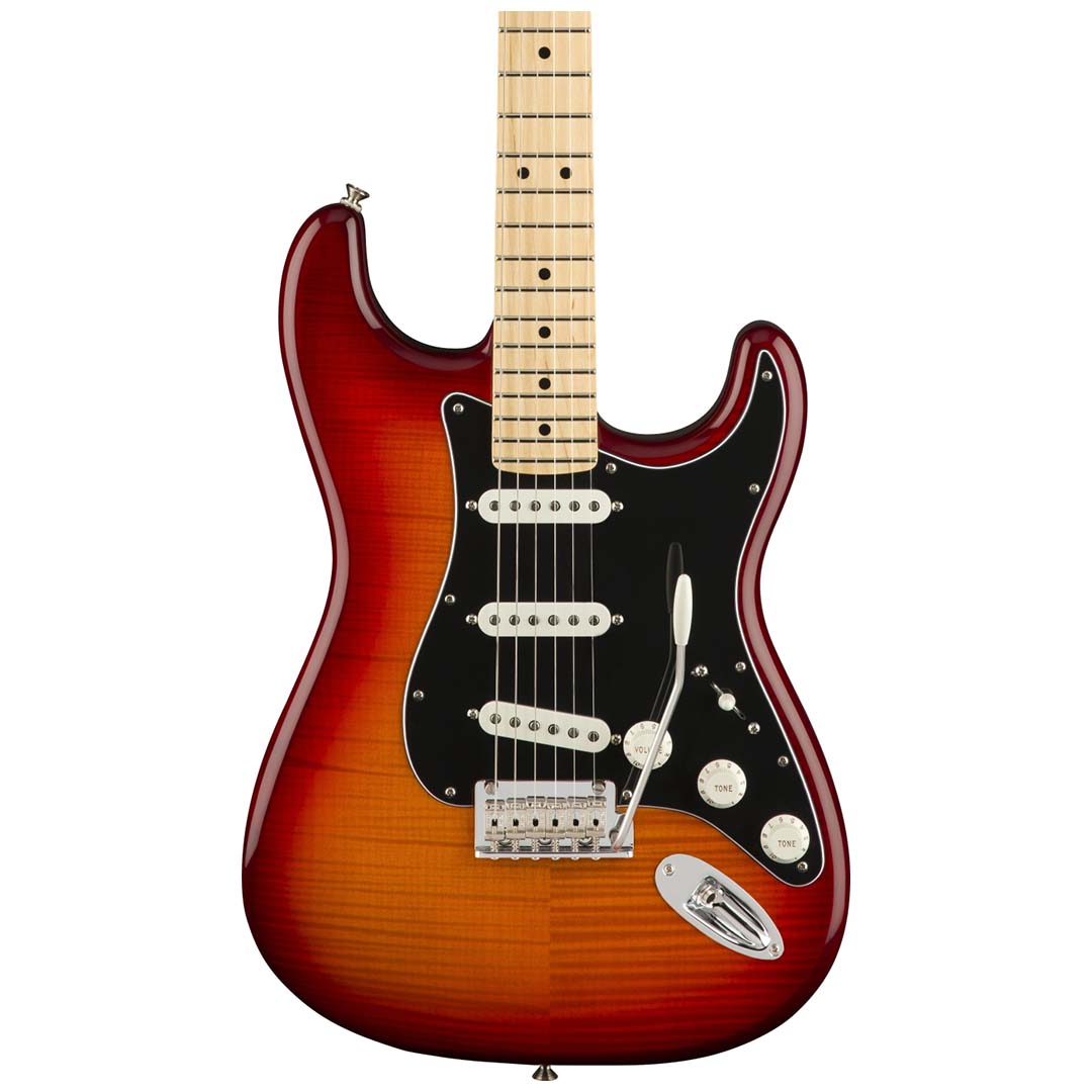 Player Stratocaster® Plus Top, Maple Fingerboard, Aged Cherry Burst