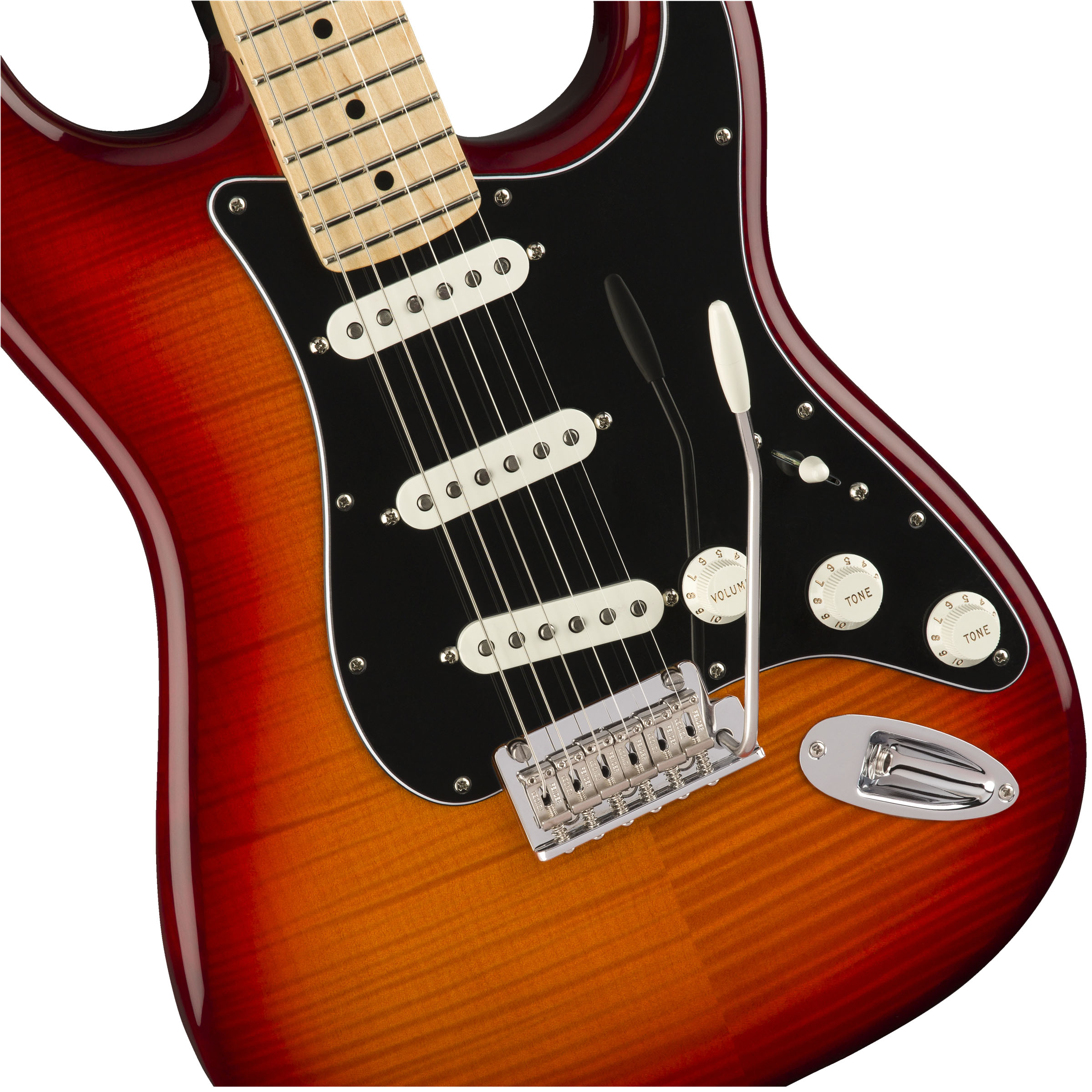 Player Stratocaster® Plus Top, Maple Fingerboard, Aged Cherry Burst - Image 4