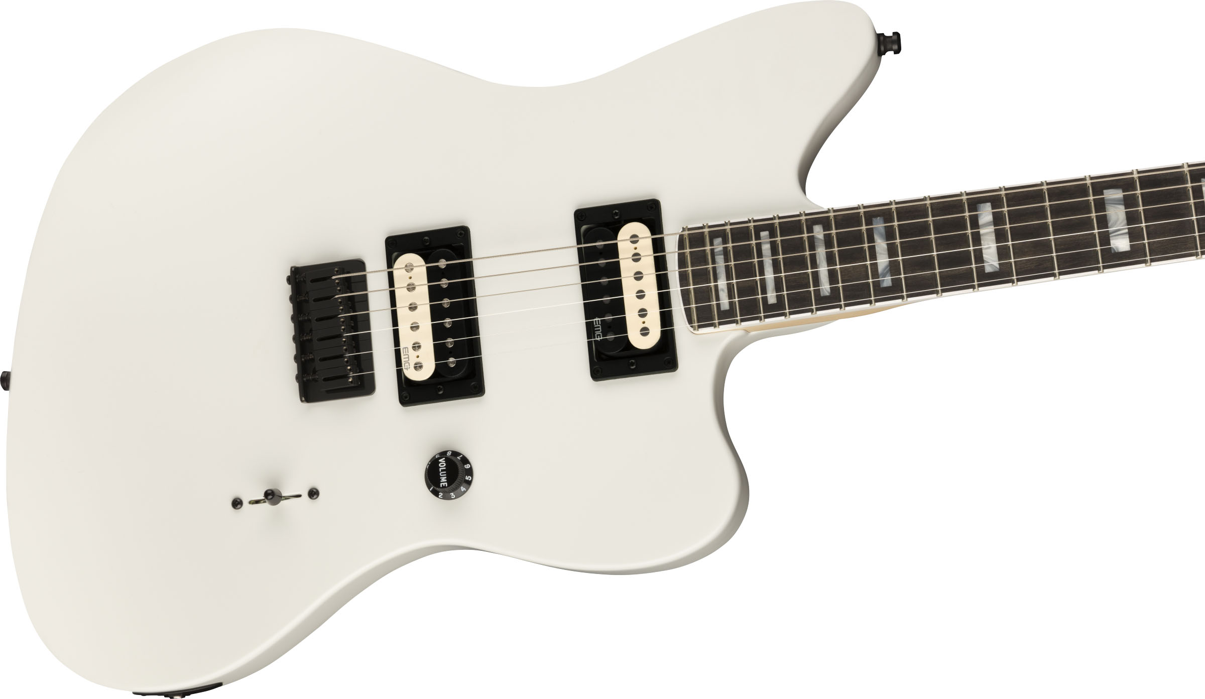 Jim Root Jazzmaster® V4, Ebony Fingerboard, Flat White - Image 5
