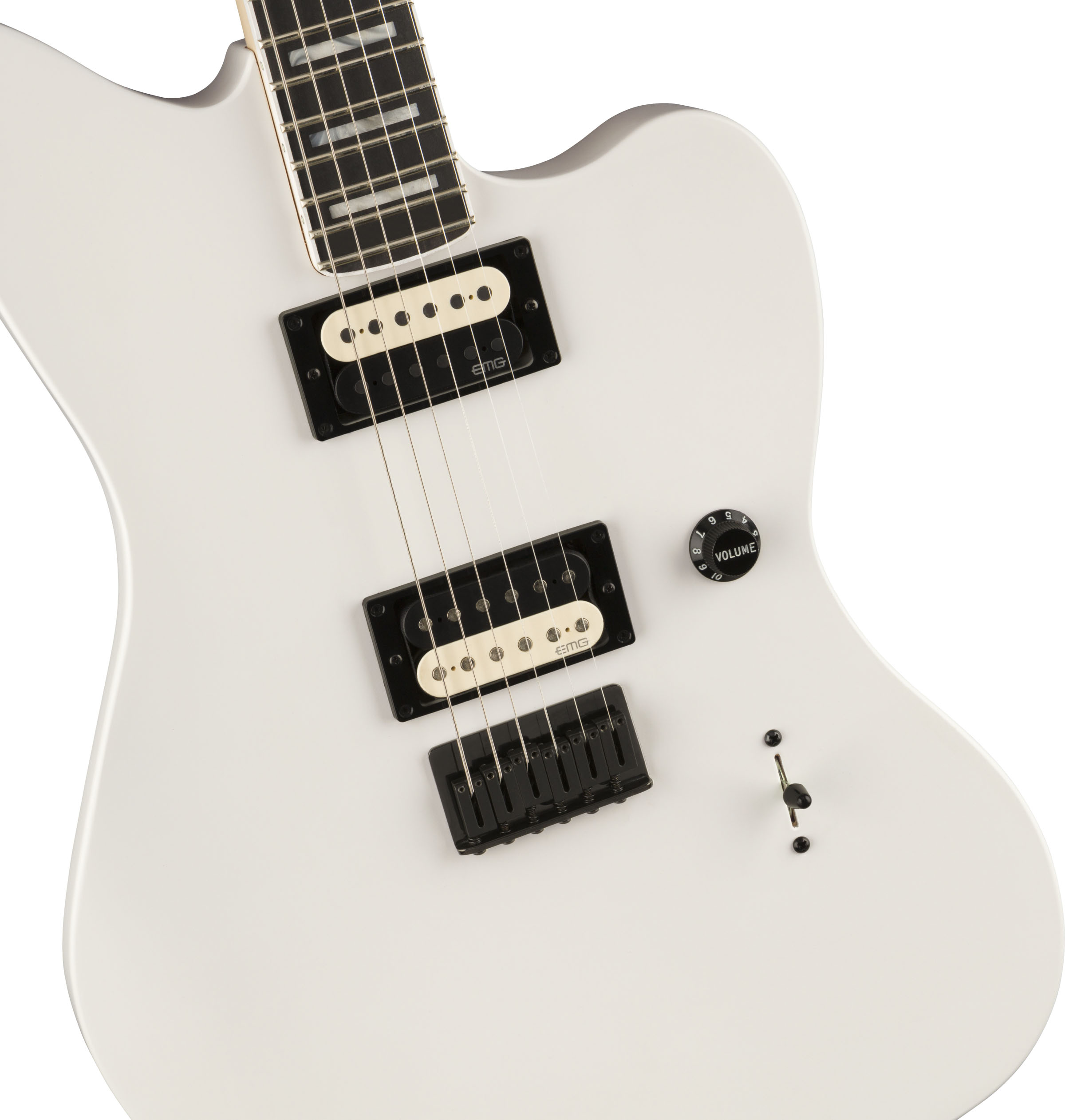 Jim Root Jazzmaster® V4, Ebony Fingerboard, Flat White - Image 4