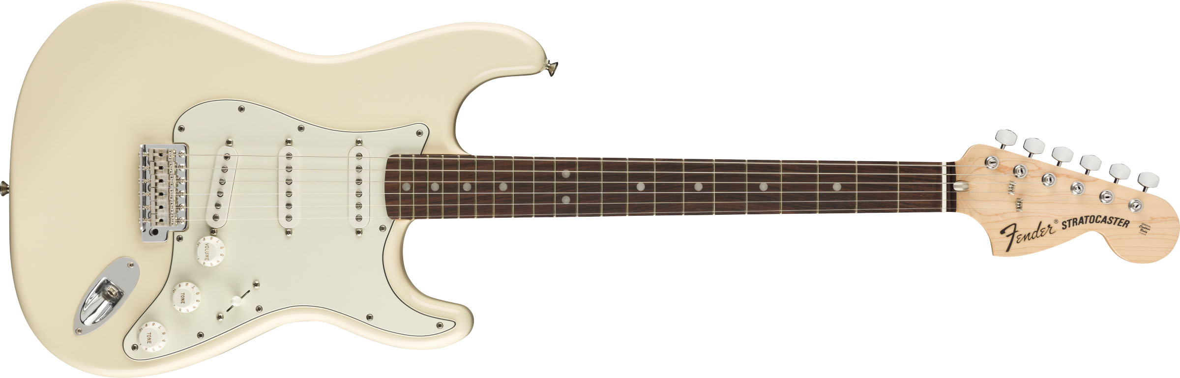 Albert Hammond Jr. Signature Stratocaster®, Rosewood Fingerboard, Olympic White - Image 2