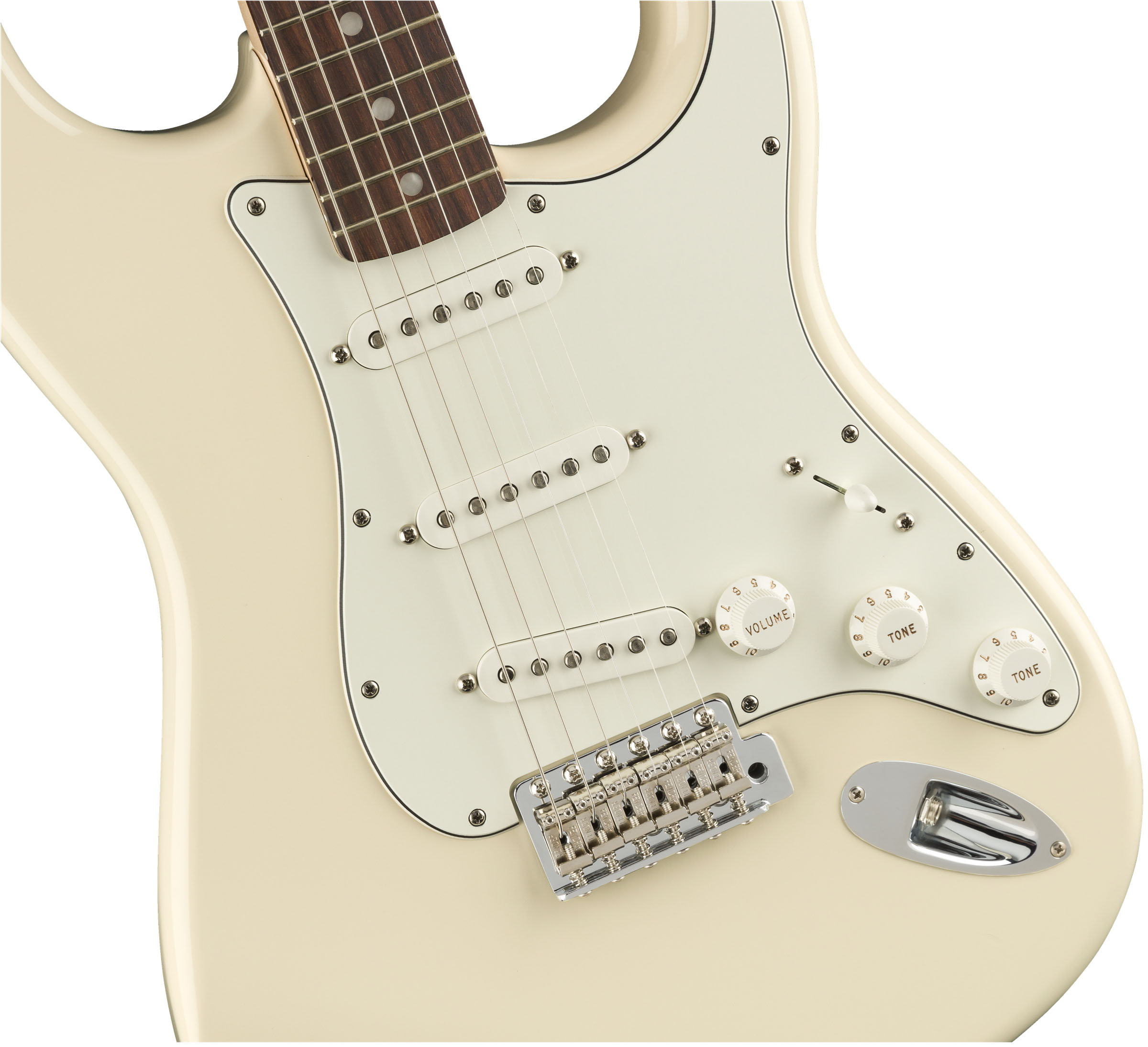 Albert Hammond Jr. Signature Stratocaster®, Rosewood Fingerboard, Olympic White - Image 4