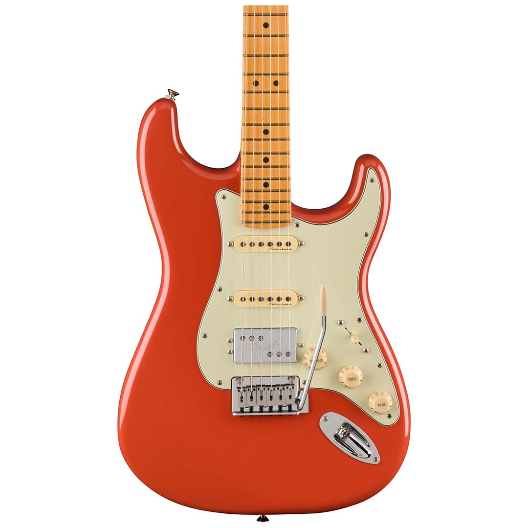 Player Plus Stratocaster® HSS, Maple Fingerboard, Fiesta Red