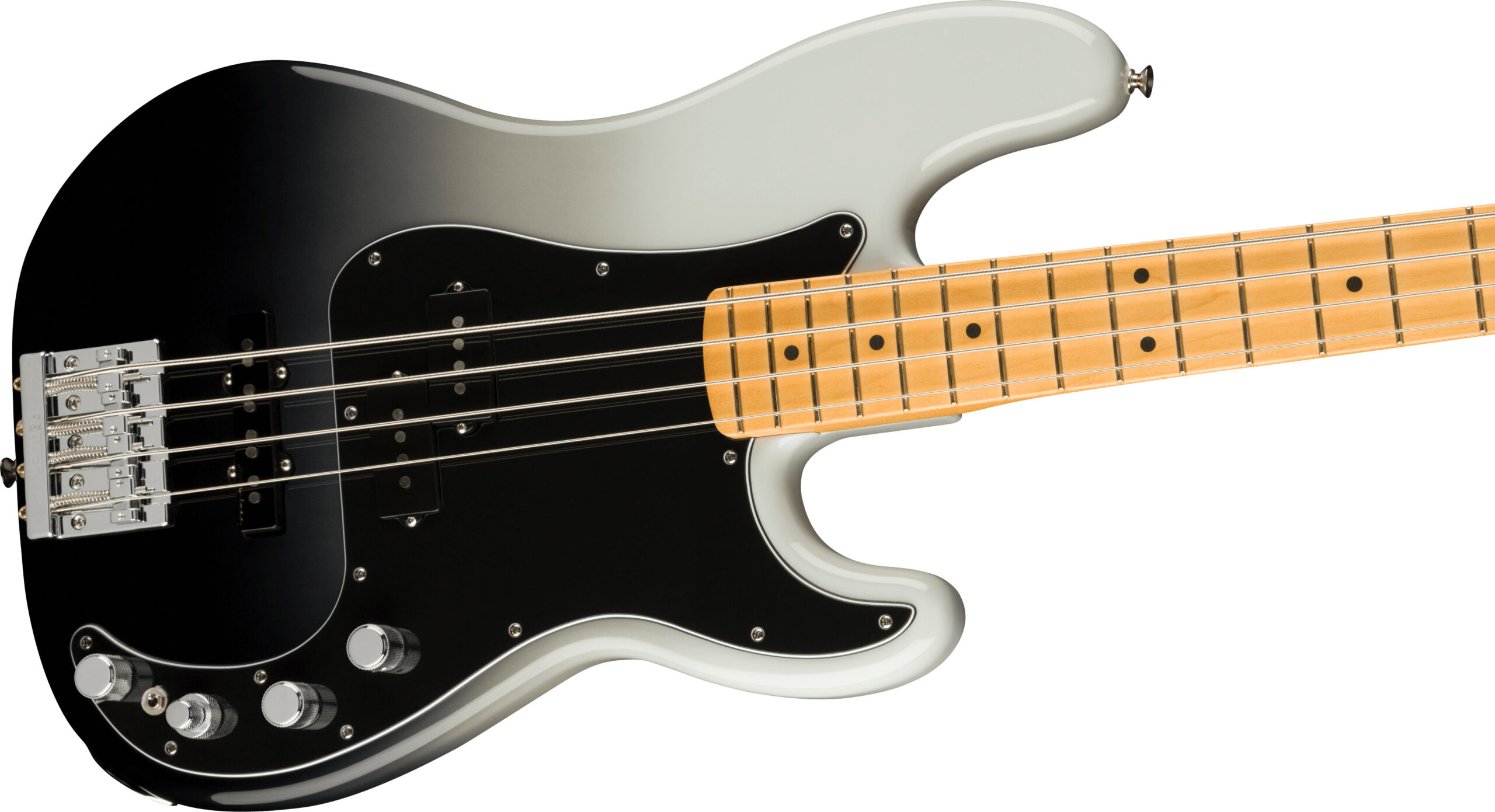 Player Plus Precision Bass®, Maple Fingerboard, Silver Smoke - Image 5