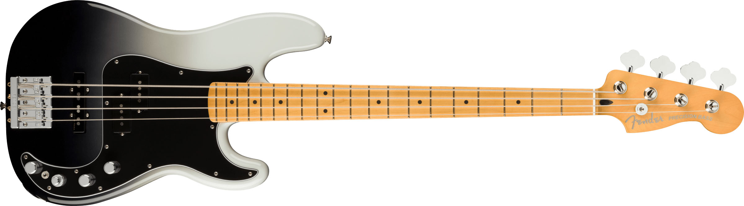 Player Plus Precision Bass®, Maple Fingerboard, Silver Smoke - Image 2