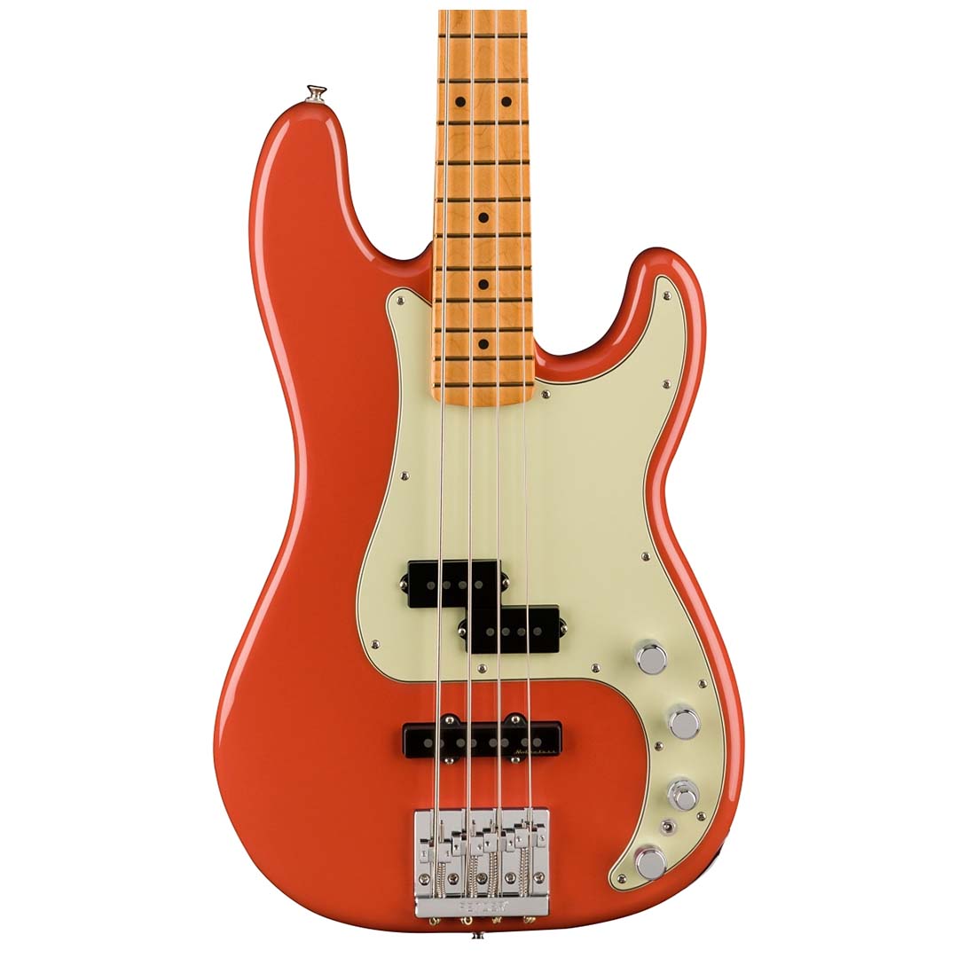 Player Plus Precision Bass®, Maple Fingerboard, Fiesta Red