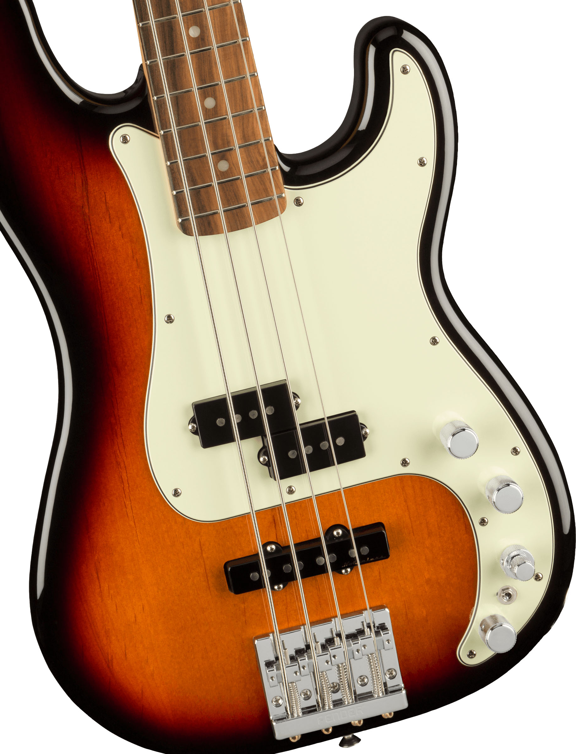 Player Plus Precision Bass®, Pau Ferro Fingerboard, 3-Color Sunburst - Image 4
