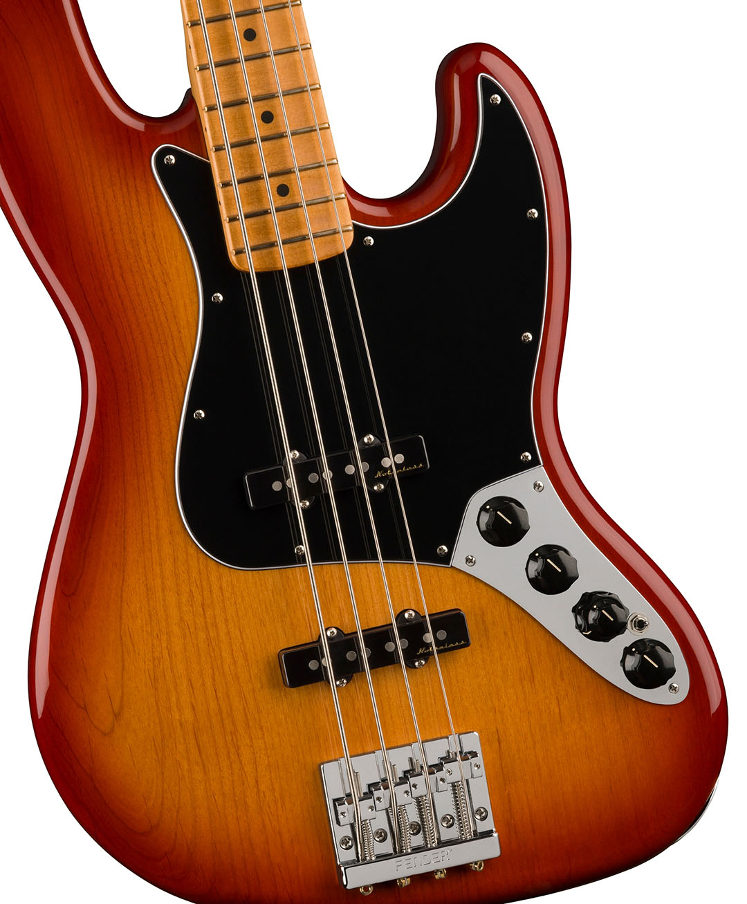 Player Plus Jazz Bass®, Maple Fingerboard, Sienna Sunburst - Image 4