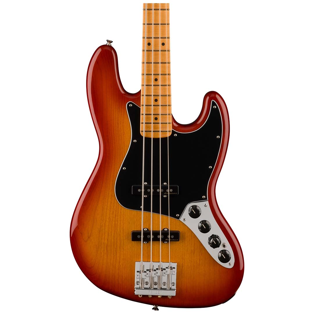 Player Plus Jazz Bass®, Maple Fingerboard, Sienna Sunburst