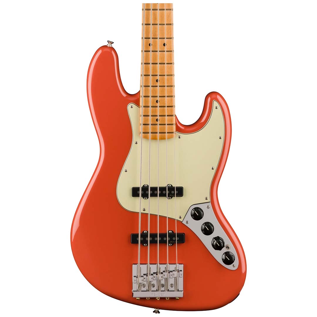 Player Plus Jazz Bass® V, Maple Fingerboard, Fiesta Red