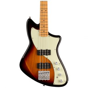 Player Plus Active Meteora® Bass, Maple Fingerboard, 3-Color Sunburst