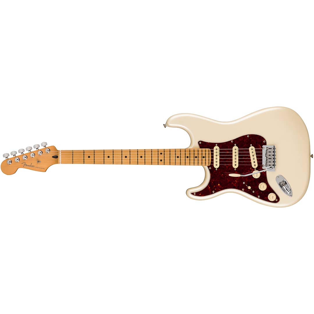 Player Plus Stratocaster®, Left-Hand, Maple Fingerboard, Olympic Pearl - Image 2