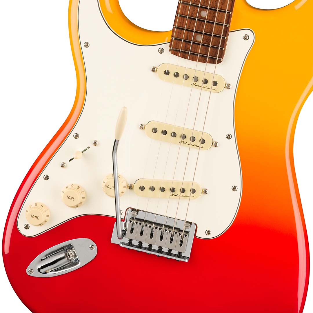 Player Plus Stratocaster®, Left-Hand, Pau Ferro Fingerboard, Tequila Sunrise - Image 4